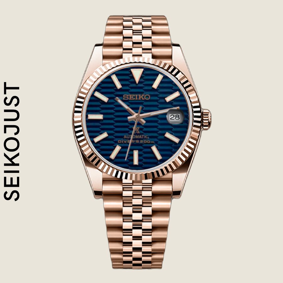 seikojust motif rose gold wd