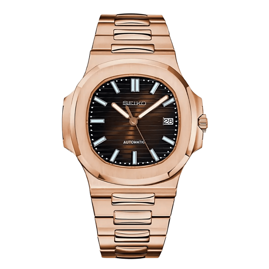 SEIKO naautilus rose gold brown