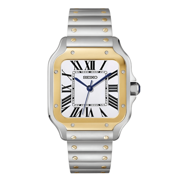 SEIKO MOD Santos classic white gold