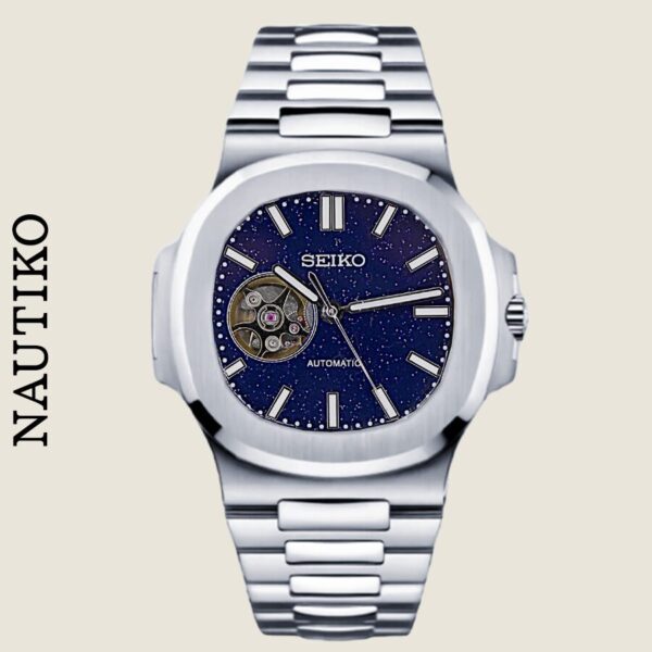 SEIKO MOD Nautilus Galaxy open heart