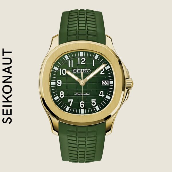 SEIKO MOD Seikonaut Gold Green