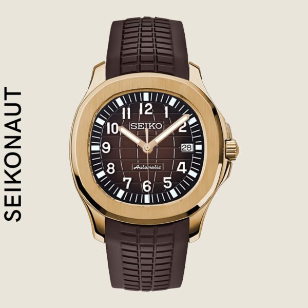 SEIKO MOD Seikonaut Rose Gold Brown