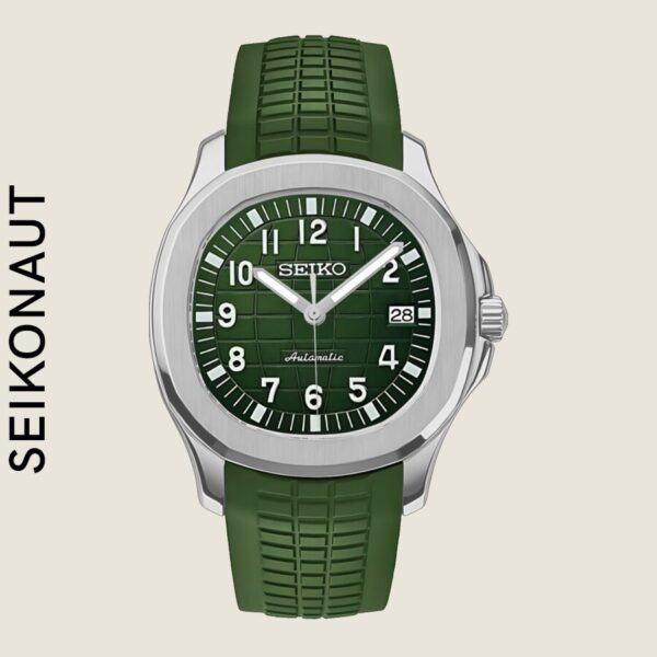 SEIKO MOD Seikonaut Silver Green