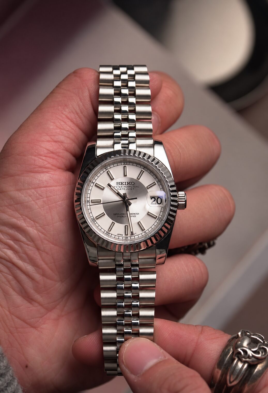 SEIKOJUST TUXEDO SILVER_3