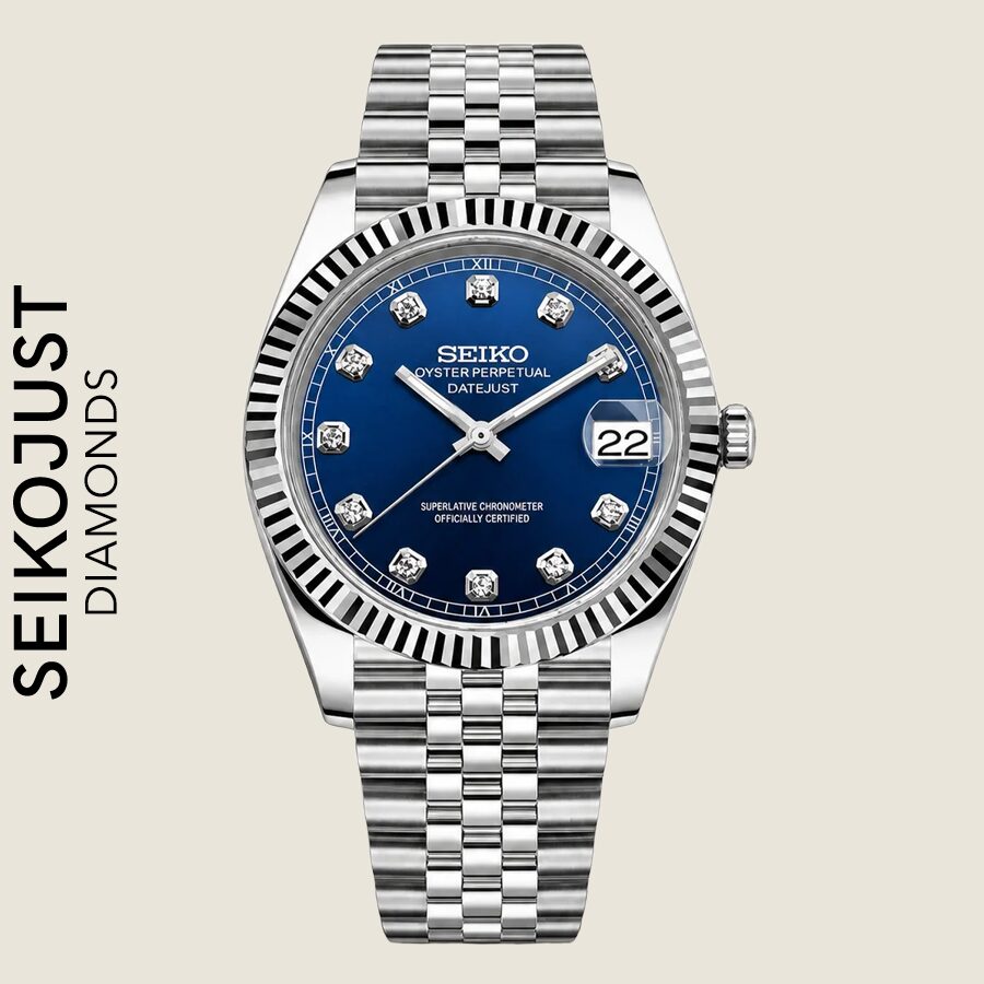 SEIKO DATEJUNST DIAMONDS BLUE WDC