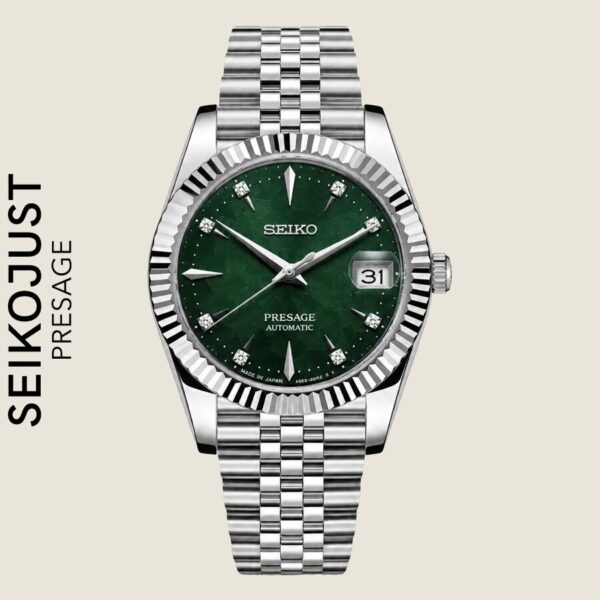 SEIKOJUST PRESAGE EMERALD GREEN