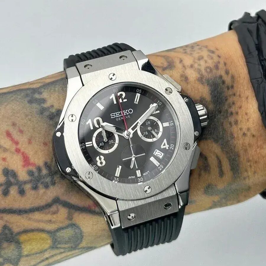 seiko mod hubleiko silver 1