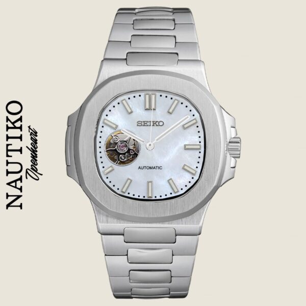 SEIKO MOD Nautilus Jelly open heart
